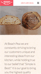 Mobile Screenshot of beachpeabaking.com